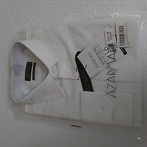 Azarman mens slim fit dress shirt